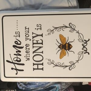 ✔️Tin decor honey bee